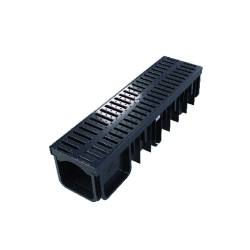 Kanał odwodnieniowy z kratką z poliamidu 130/90 - 50 cm